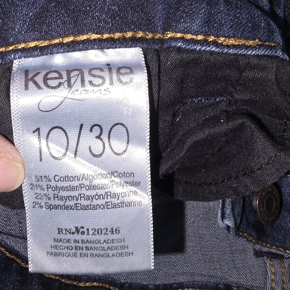 Kensie Stretch Denim Jean Cutoff Shorts Daisy Dukes 5 Pocket Size 10/30 10 or 30 - Picture 5 of 6